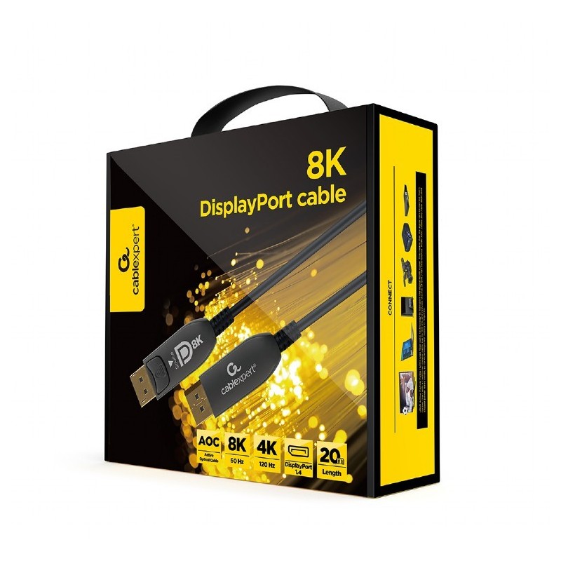 Kabel 8K DisplayPort AOC Premium 20m | PartsPC.pl