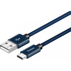 Kabel USB A 2.0 / USB C transfer danych 480Mb/s /3A | PartsPC.pl