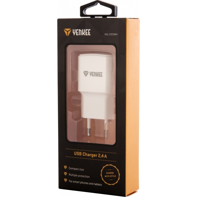Ładowarka sieciowa USB A 12W 2.4A | PartsPC.pl