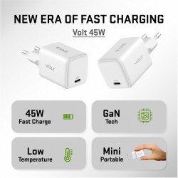 Ładowarka sieciowa USB C 45W 3A Power delivery 3.0 QC3.0 Bia… | PartsPC.pl
