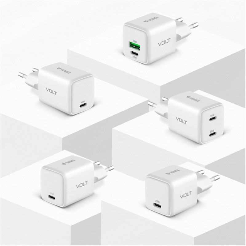 Ładowarka sieciowa USB C 45W 3A Power delivery 3.0 QC3.0 Bia… | PartsPC.pl