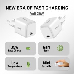 Ładowarka sieciowa USB C 35W 3A Power delivery 3.0 QC 3.0 Bi… | PartsPC.pl