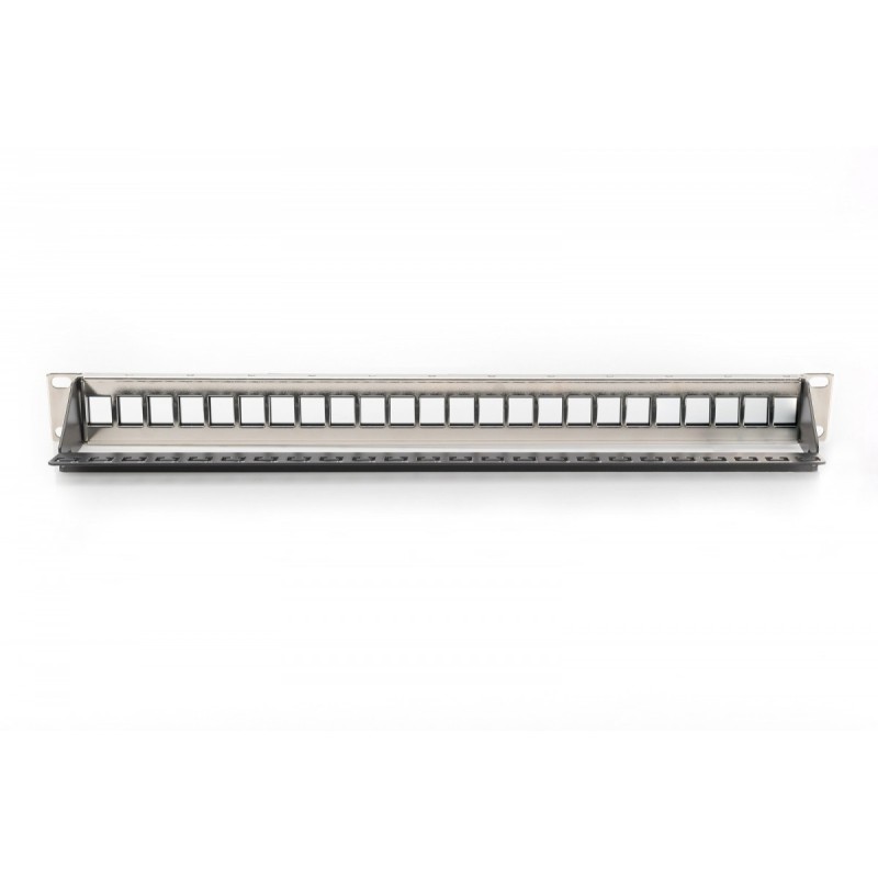 Panel krosowy (patch panel) modularny 19" 24 porty pod moduł… | PartsPC.pl