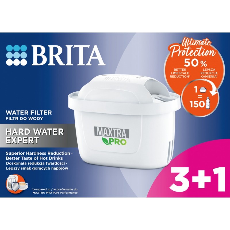 Wkład wymienny Maxtra PRO Hard Water Expert 3+1 sztuka | PartsPC.pl