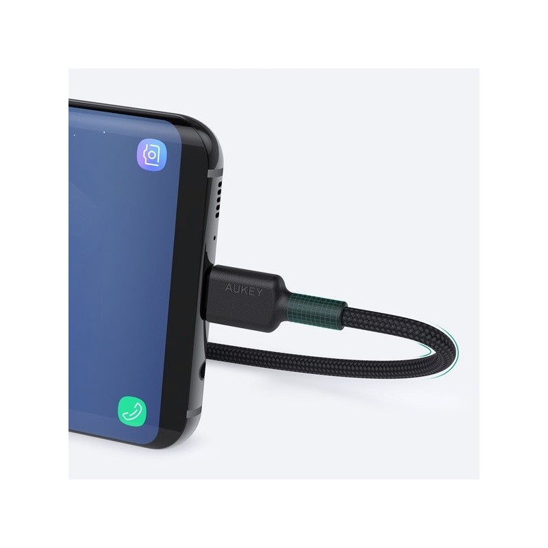 CB-CD45 nylonowy kabel USB C - USB C | 0,9m | 3A | 60W PD | … | PartsPC.pl