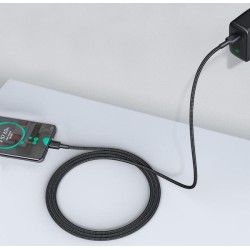 CB-CD45 nylonowy kabel USB C - USB C | 0,9m | 3A | 60W PD | … | PartsPC.pl