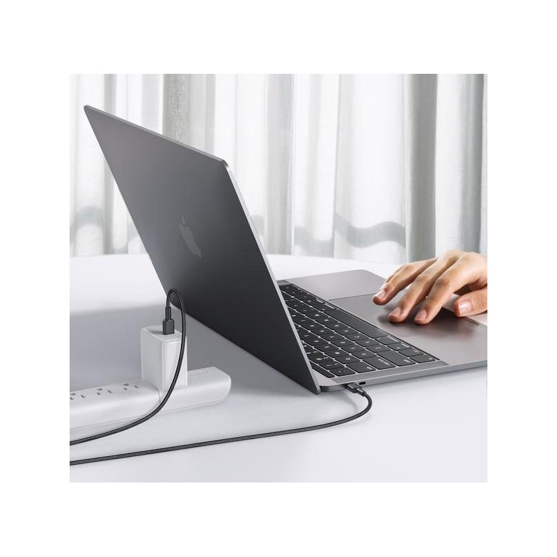CB-CD45 nylonowy kabel USB C - USB C | 0,9m | 3A | 60W PD | … | PartsPC.pl