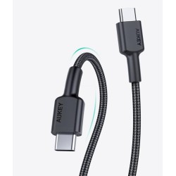 CB-CD45 nylonowy kabel USB C - USB C | 0,9m | 3A | 60W PD | … | PartsPC.pl