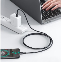 CB-CD45 nylonowy kabel USB C - USB C | 0,9m | 3A | 60W PD | … | PartsPC.pl