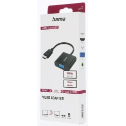 Adapter HDMI VGA +  jack 3.5 mm | PartsPC.pl