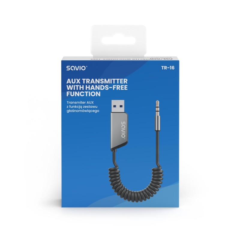 Transmiter Adapter AUX z bluetooth 5.3, funkcja zestawu głoś… | PartsPC.pl