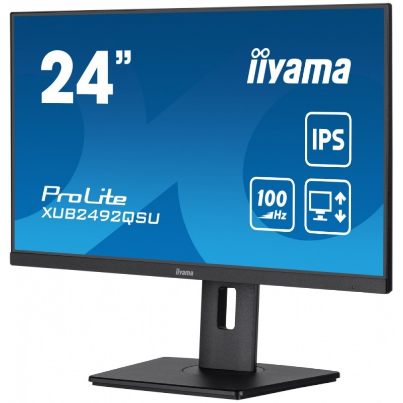 Monitor 23.8 cala ProLite XUB2492QSU-B1 IPS,QHD,USB-C,100Hz,… | PartsPC.pl