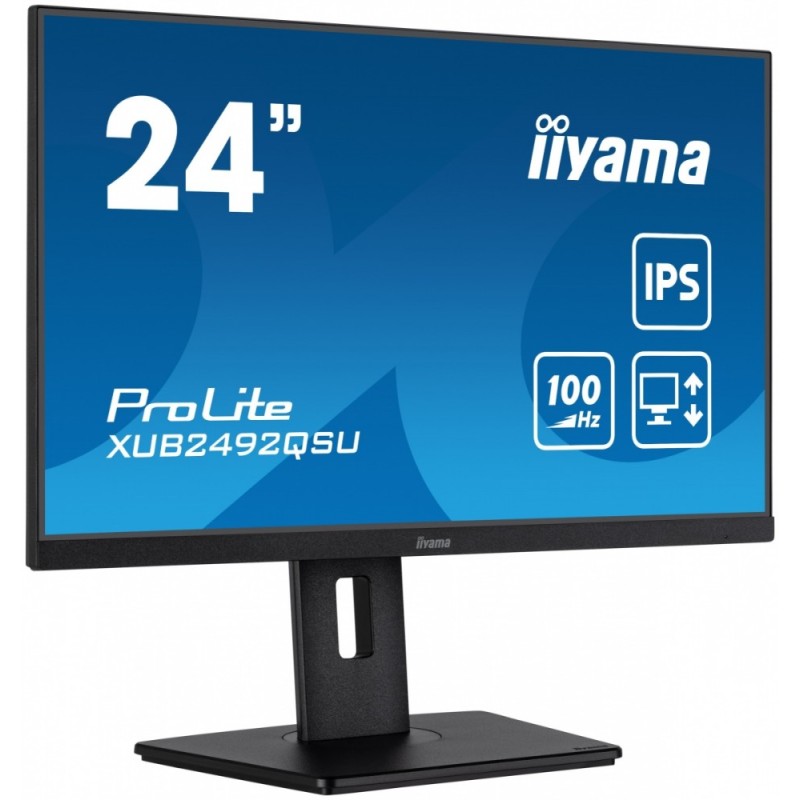 Monitor 23.8 cala ProLite XUB2492QSU-B1 IPS,QHD,USB-C,100Hz,… | PartsPC.pl