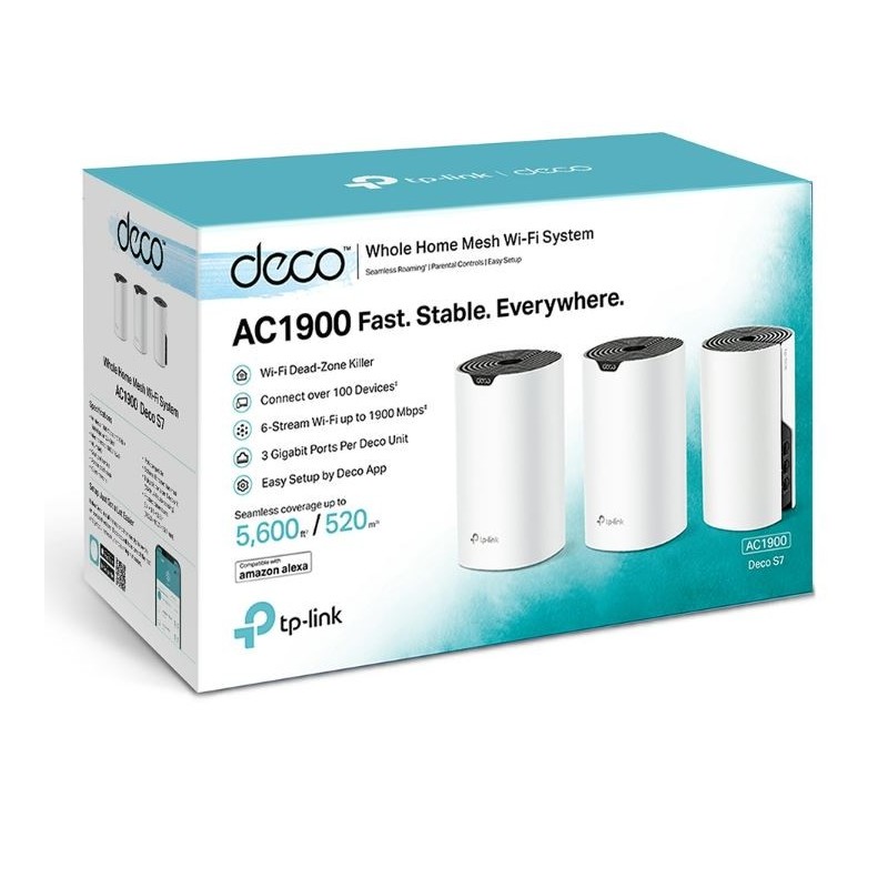 System WiFi Deco S7(3-pak)  AC1900 | PartsPC.pl
