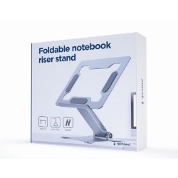 Podstawka do notebooka 15,6 cali składana srebrna | PartsPC.pl