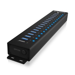 Hub IB-HUB1717 16+1 port USB HUB, 16x USB + 1x USB do ładowa… | PartsPC.pl