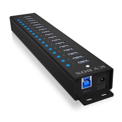 Hub IB-HUB1717 16+1 port USB HUB, 16x USB + 1x USB do ładowa… | PartsPC.pl