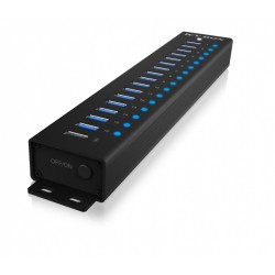 Hub IB-HUB1717 16+1 port USB HUB, 16x USB + 1x USB do ładowa… | PartsPC.pl