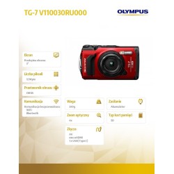 Aparat TG-7 czerwony | PartsPC.pl