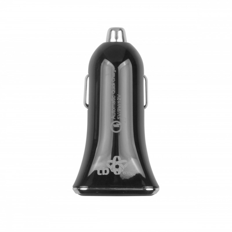 Ładowarka samochodowa uniwersalna USB A+C QC | PartsPC.pl