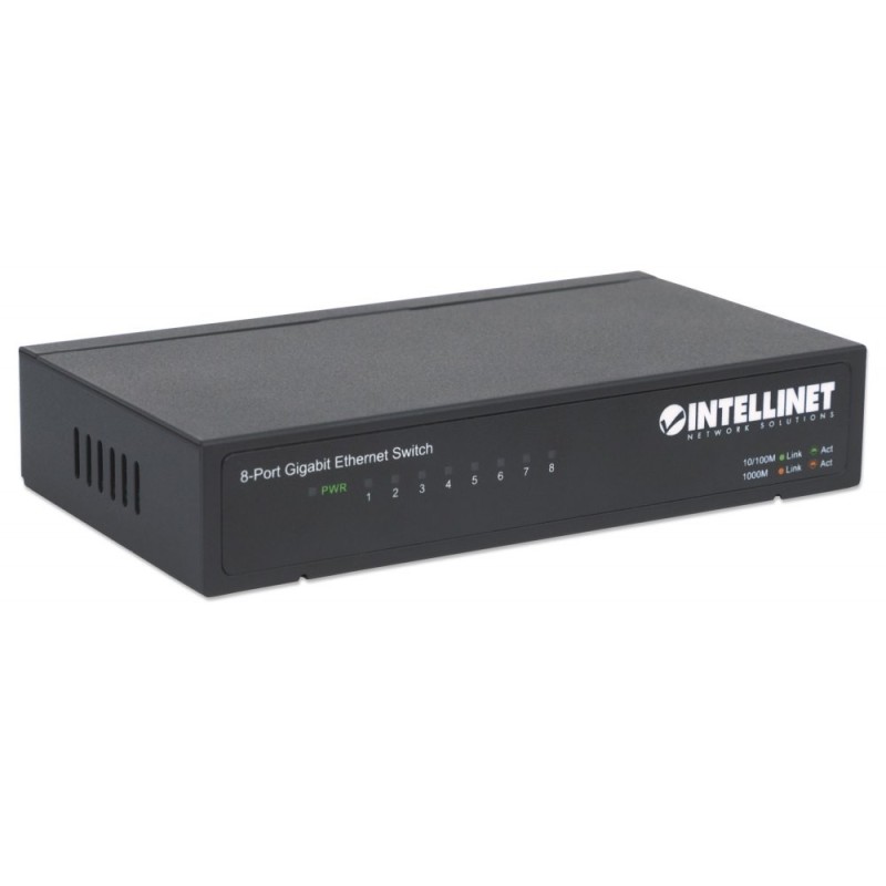 Przełącznik Gigabit 8x 10/100/1000 Mbps RJ45 Desktop Metalow… | PartsPC.pl