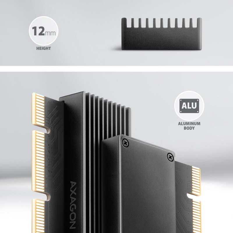 PCEM2-XS Adapter wewnętrzny PCIe x16, M.2 NVMe, chłodnica | PartsPC.pl