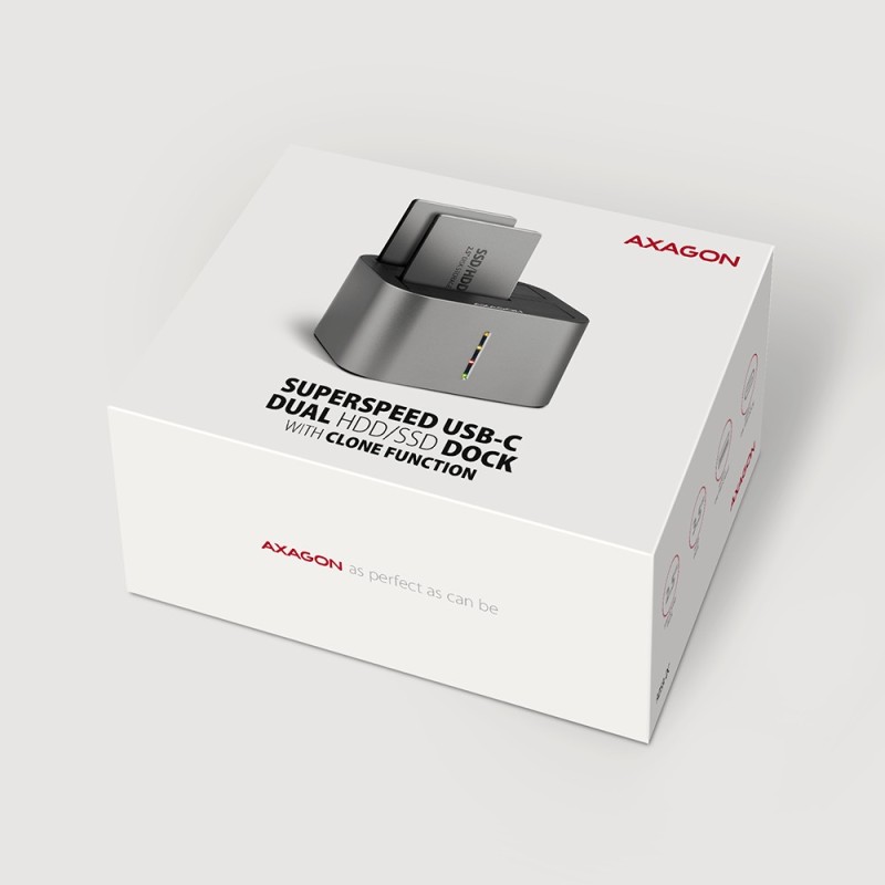 ADSA-DC Stacja dokująca USB 3.2 Gen 1 - 2x SATA 6G 2.5"/3.5"… | PartsPC.pl