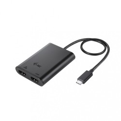 Adapter video USB-C Dual 4K/60Hz (single 8K/30Hz) HDMI | PartsPC.pl