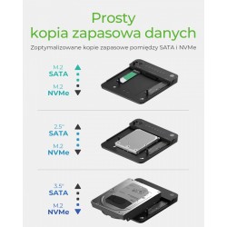Stacja dokująca/klonująca IB-2915MSCL-C31 M.2  dla M.2 0NVMe… | PartsPC.pl