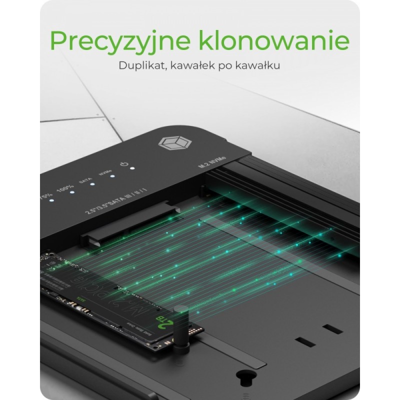 Stacja dokująca/klonująca IB-2915MSCL-C31 M.2  dla M.2 0NVMe… | PartsPC.pl