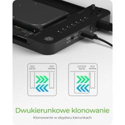 Stacja dokująca/klonująca IB-2915MSCL-C31 M.2  dla M.2 0NVMe… | PartsPC.pl