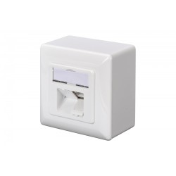 Gniazdo natynkowe kat.6A 2xRJ45 Ekranowane | PartsPC.pl