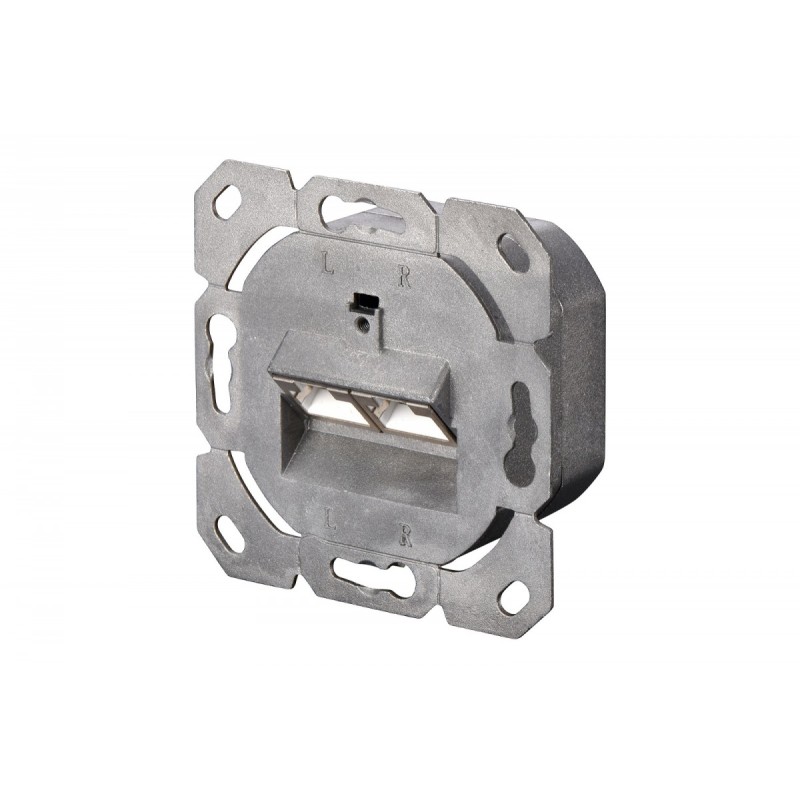 Gniazdo natynkowe kat.6A 2xRJ45 Ekranowane | PartsPC.pl