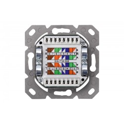 Gniazdo natynkowe kat.6A 2xRJ45 Ekranowane | PartsPC.pl