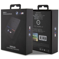 PowerBank Indukcyjny MagSafe 3000mAh 5W czarny | PartsPC.pl