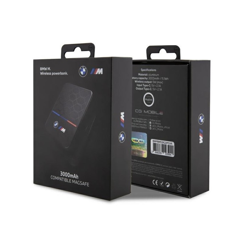 PowerBank Indukcyjny MagSafe 3000mAh 5W czarny | PartsPC.pl