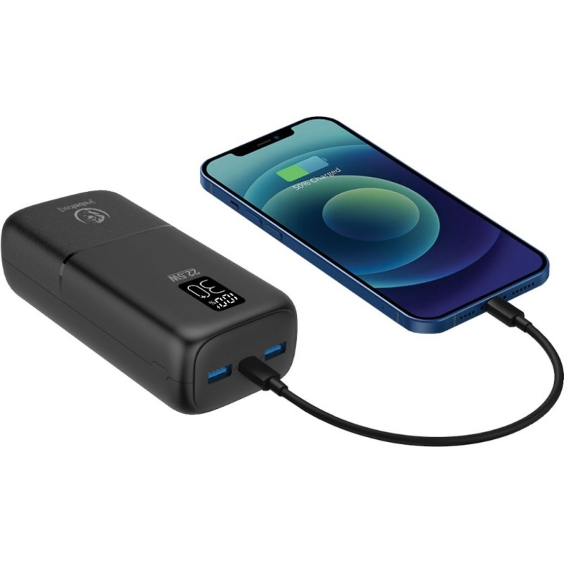 Powerbank P30 LCDPD 30 000mAh PD 22,5W | PartsPC.pl