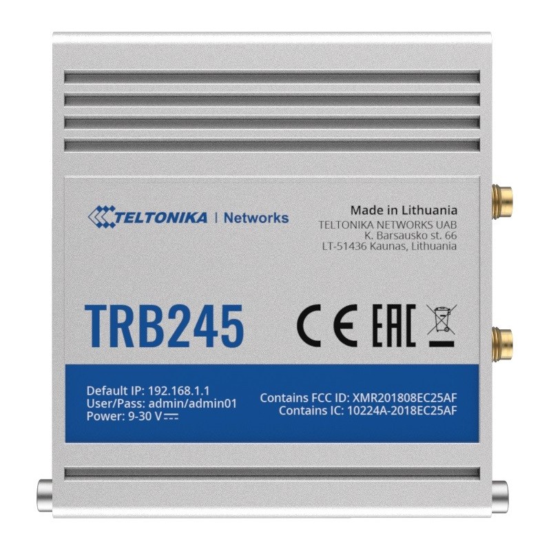 Bramka LTE TRB245 (Cat 4), 3G, 2G, RS232/RS485, Ethernet | PartsPC.pl