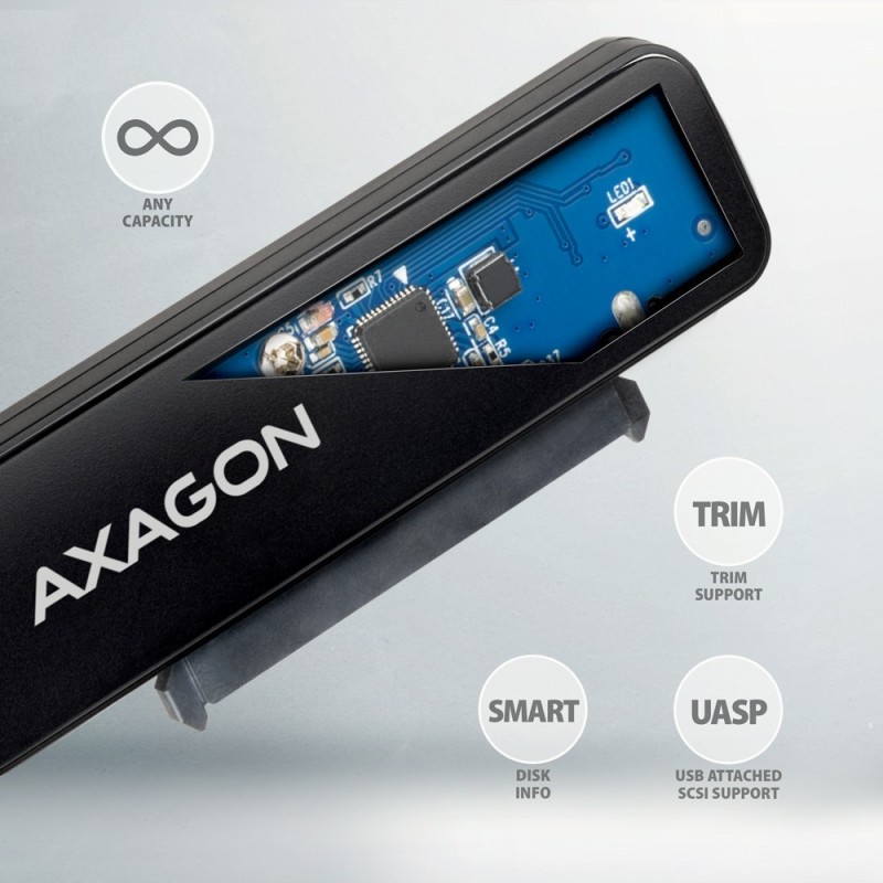 ADSA-FP2C Adapter USB-C 5Gbps SATA 6G 2.5" HDD/SSD FASTPort2 | PartsPC.pl