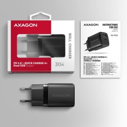 ACU-PQ30 Ładowarka sieciowa, PD & QC 30W, QC3.0,4.0/AFC/FCP/… | PartsPC.pl