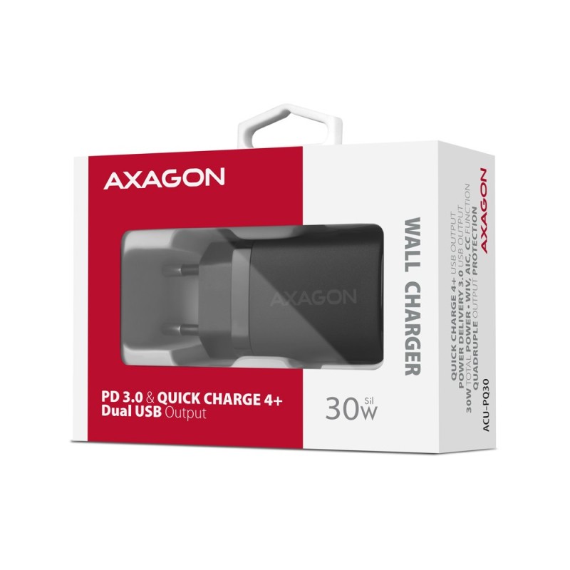 ACU-PQ30 Ładowarka sieciowa, PD & QC 30W, QC3.0,4.0/AFC/FCP/… | PartsPC.pl