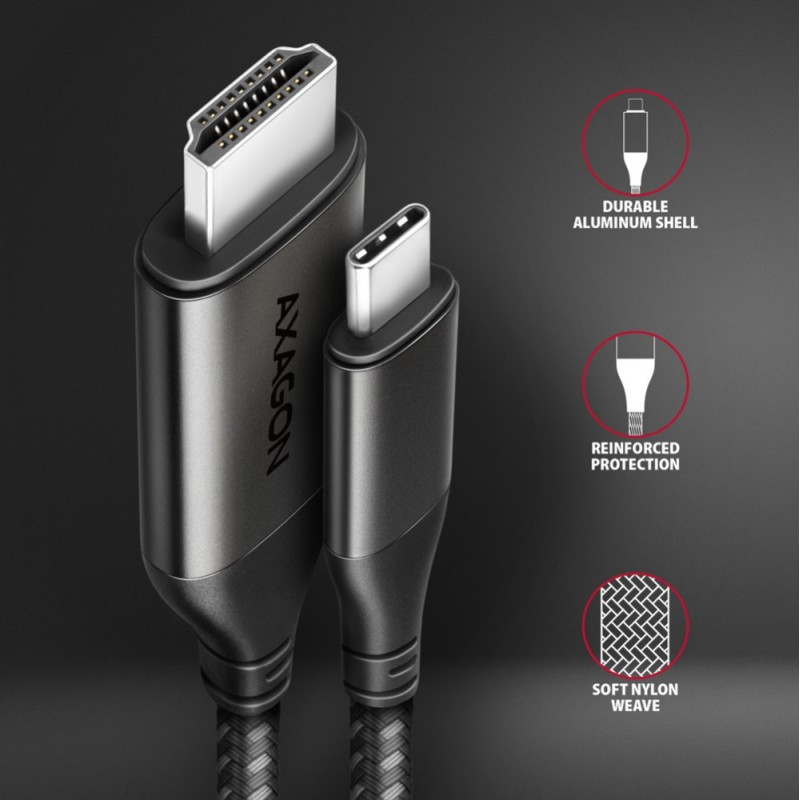 RVC-HI2MC Adapter aktywny USB-C -> HDMI 2.0 4K/60Hz Aluminum… | PartsPC.pl
