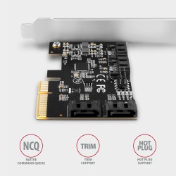 PCES-SA4X4 Kontroler PCIe 4x wewnętrzny port SATA 6G, ASM116… | PartsPC.pl