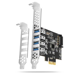PCEU-43RS Kontroler PCIe 4x port USB 3.2 GEN 1, UASP, chipse… | PartsPC.pl