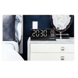Radiobudzik CR10ALU FM PLL z wbudowanym czujnikiem temperatu… | PartsPC.pl