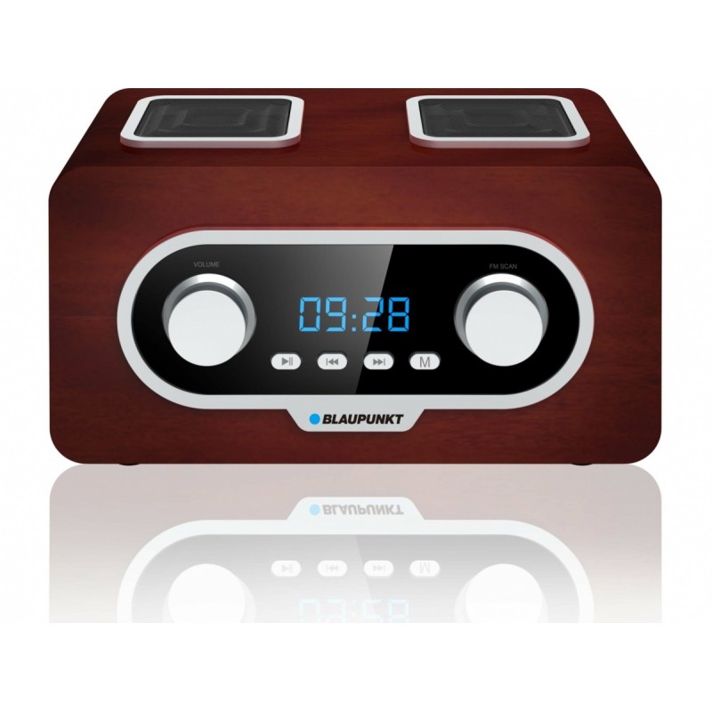 Radio przenośne FM PLL  SD/USB/AUX z akumulatorem i zegarkie… | PartsPC.pl