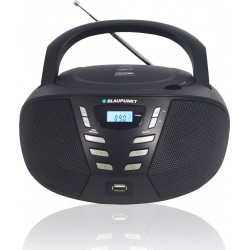 Boombox FM PLL CD/MP3/USB/AUX czarny | PartsPC.pl