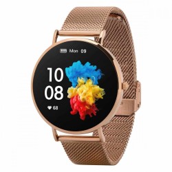 Smartwatch Verona Złoty stalowy | PartsPC.pl