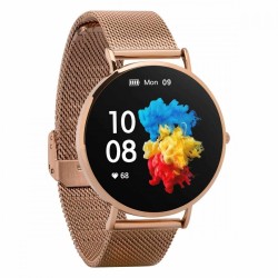 Smartwatch Verona Złoty stalowy | PartsPC.pl