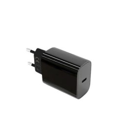 Ładowarka sieciowa USB C 20W Power Delivery czarna | PartsPC.pl